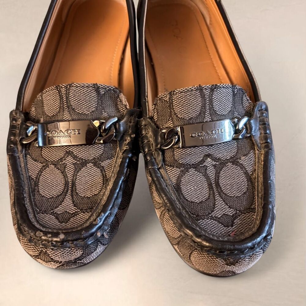 Vintage Y2K Designer Coach Loafers Size 6.5